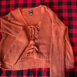 Sweater dress shirt